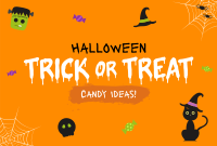 Cute Trick or Treat Pinterest board cover Image Preview