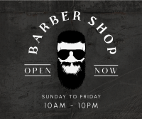 Bearded Barbers Facebook Post Design