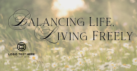 Balanced Life Motivation Facebook ad Image Preview