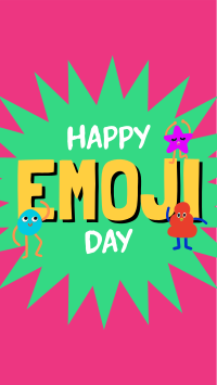 Happy Emoji Day TikTok Video Design