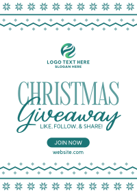 Christmas Giveaway Promo Flyer Image Preview