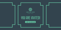 Art Deco Invitation Twitter post Image Preview