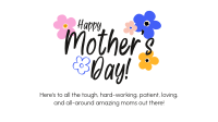 Mother's Day Colorful Flowers Facebook event cover Image Preview