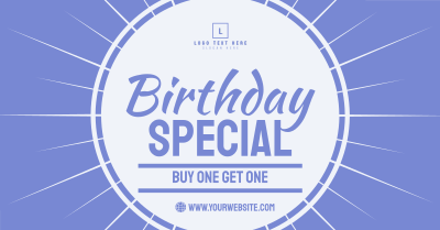 Birthday Facebook ad Image Preview