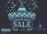 Cinco De Mayo Sale Postcard Image Preview