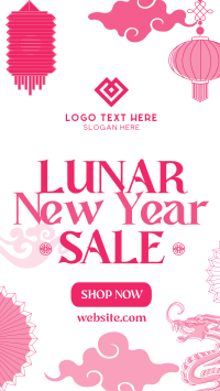 Lunar New Year Sale Instagram Reel Design