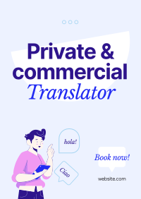 Translator for Hire Poster Image Preview