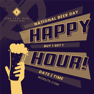 Beer Day Promo Instagram post Image Preview
