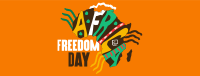 Freedom Africa Map Facebook Cover Design