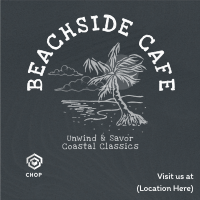Chic Cafe this Summer Instagram Post Design