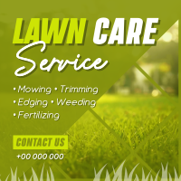 Lawn Care Maintenance Linkedin Post Design