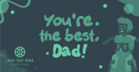 Lovely Wobbly Daddy Facebook Ad Design