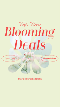 Fresh Flower Deals Instagram Story Design