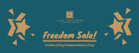 Freedom Sale Facebook cover Image Preview