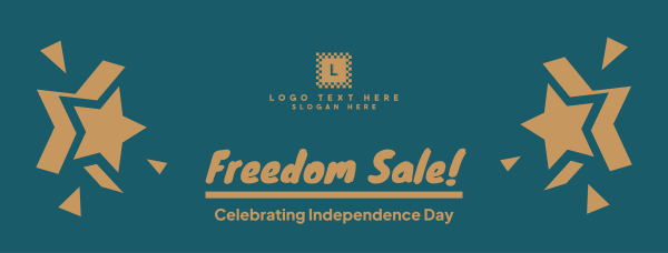 Freedom Sale Facebook Cover Design Image Preview