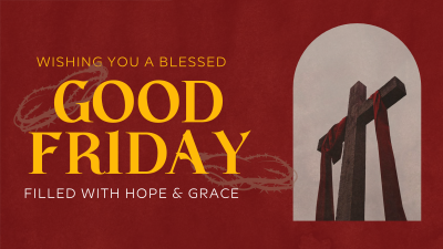 Good Friday Greeting Facebook event cover Image Preview