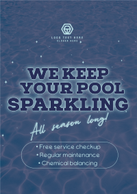 Sparkling Pool Services Flyer Image Preview