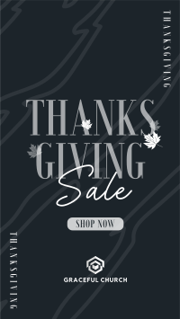 Thanksgiving Autumn Shop Sale TikTok video Image Preview