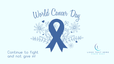 World Cancer Day Facebook event cover Image Preview