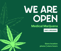 Order Organic Cannabis Facebook post Image Preview