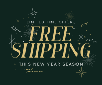 Year End Shipping Facebook Post Design