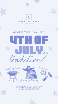 Quirky 4th of July Traditions TikTok video Image Preview