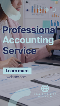 Professional Accounting Service Facebook Story Design
