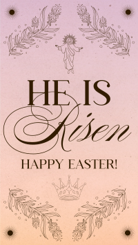 Rustic Easter Sunday Video Image Preview
