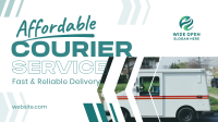 Courier Shipping Service Facebook Event Cover Image Preview