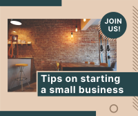 How Small Business Success Facebook Post Design