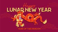 Lunar Year Chinese Dragon Facebook event cover Image Preview
