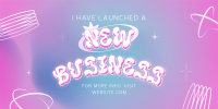 Y2K New Business Twitter Post Design
