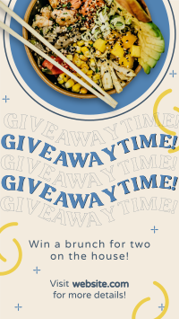 Giveaway Food Bowl YouTube short Image Preview