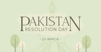 Pakistan Day Landmark Facebook Ad Design
