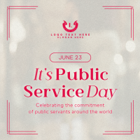 Celebrate Public Servants Instagram post Image Preview