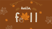 Hello Fall Greeting Video Image Preview