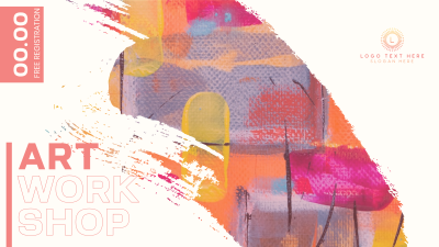 Modern Art Brush Facebook event cover Image Preview