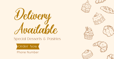 Assorted Pastry Creation Facebook ad Image Preview