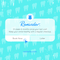 Dental Checkup Reminder Instagram post Image Preview