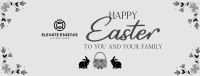 Easter Bunny Facebook cover Image Preview