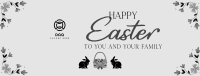 Easter Bunny Facebook cover Image Preview