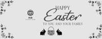 Easter Bunny Facebook cover Image Preview