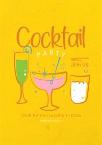 Cocktails Poster Design