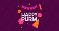 Purim Jewish Festival Facebook ad Image Preview