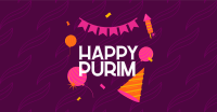 Purim Jewish Festival Facebook Ad Design