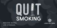 Quit Smoking Twitter Post Design