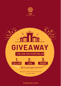 Simple Giveaway Flyer Design