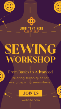 Sewing Workshop TikTok Video Preview