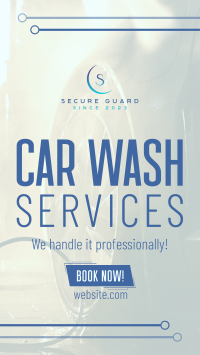 Car Wash Services Facebook Story Design
