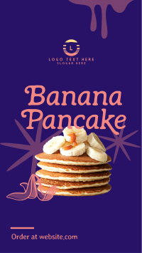 Order Banana Pancake Instagram story Image Preview